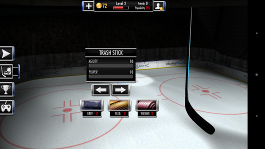 Выбор клюшки - Hockey Showdown для Android