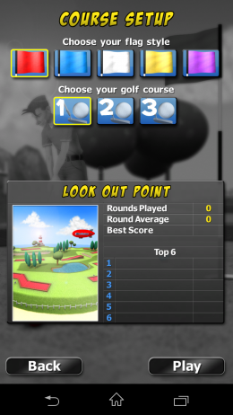 Выбор поля - My Golf 3D для Android