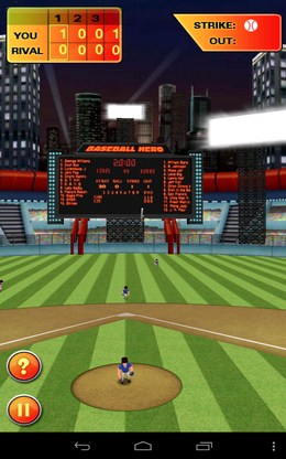 Следим за игрой - Baseball Hero для Android