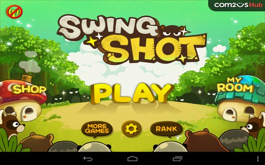 Прикольная аркада Swing Shot для Android