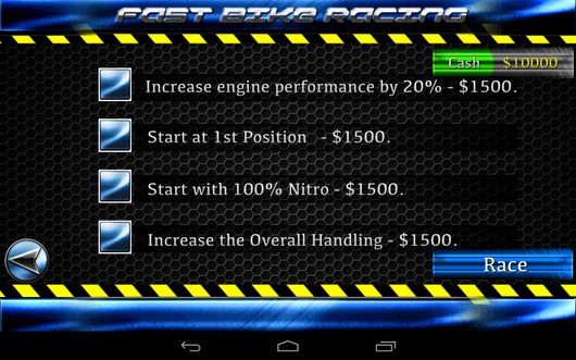 Задание заезда - Fast Bike Racing для Android