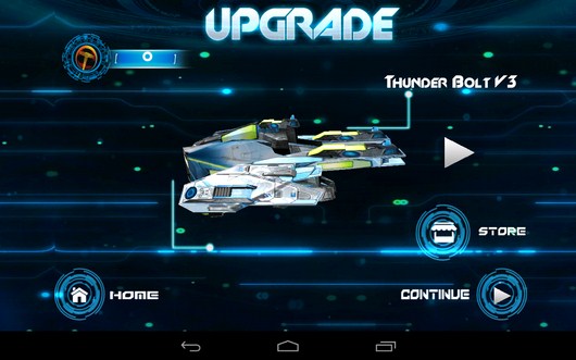 Выбор космолета - Future Racing 3D для Android