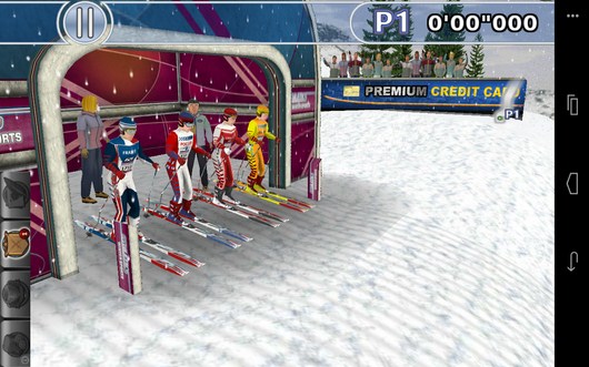 Начало этапа шорт-трек - Winter Sports для Android