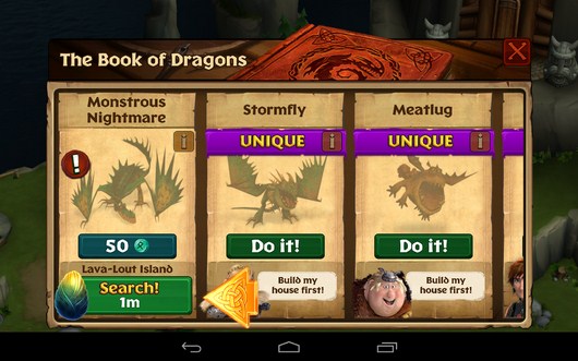 Экспедиция за яйцом - Dragons: Rise of Berk для Android