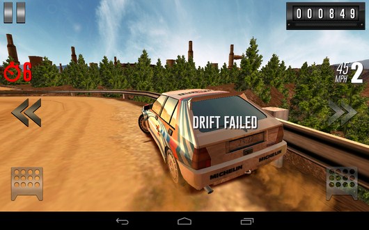 Удар об опору - Rally Racer Drift для Android
