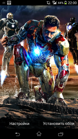 Iron Man - Super Parallax 3D для Android для Android