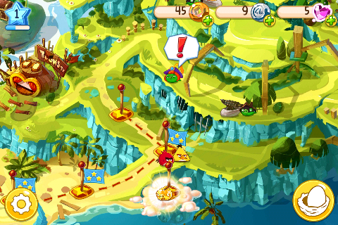 Angry Birds Epic На острове