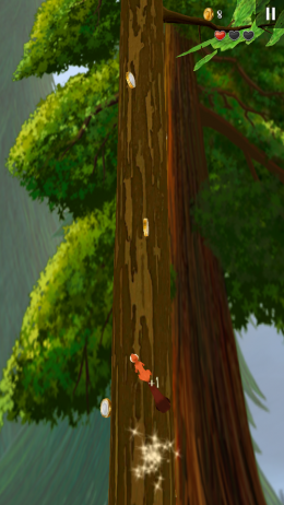 Забег по дереву Nuts! для Андроид