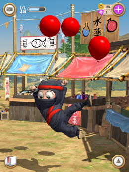 Clumsy Ninja - шарики