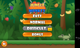 Jungle Monkey - меню