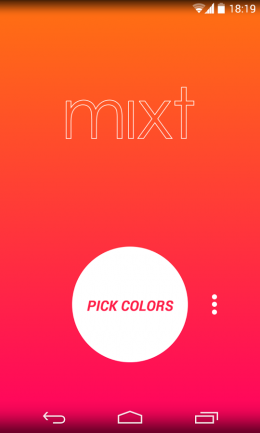 Меню - Mixt для Android