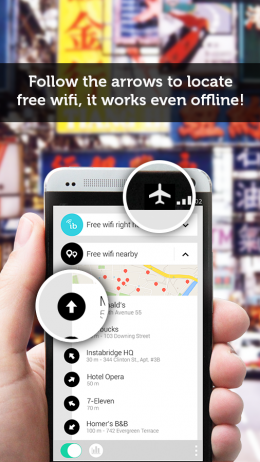 Интерфейс - Free Wifi from Instabridge для Android