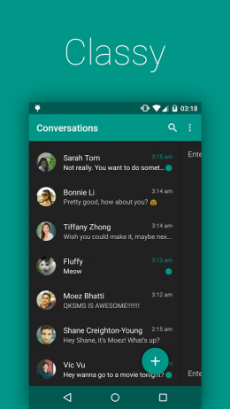 Диалоги - QKSMS для Android