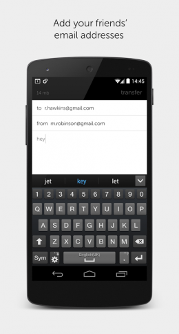 Сообщение - WeTransfer для Android