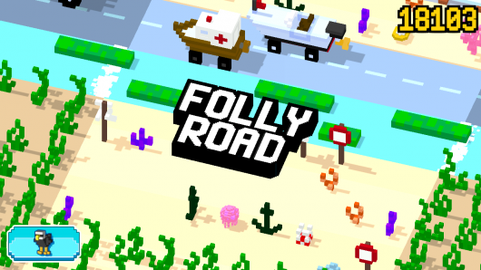 Folly Road – Crossy - пиксельное испытание