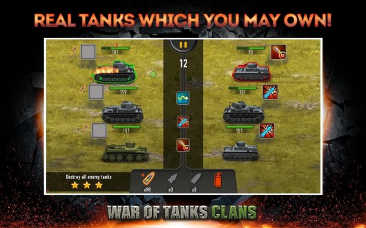 War of Tanks: Clans - суровые танки
