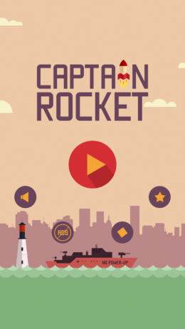 Captain Rocket - меню