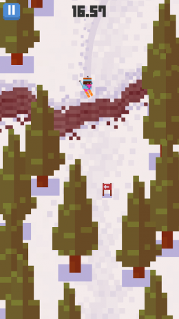 Skiing Yeti Mountain - игра