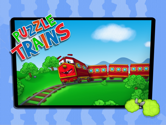 Puzzle Trains - веселый паровоз