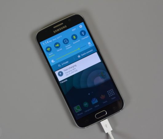 Режим быстрой зарядки на Samsung Galaxy S6