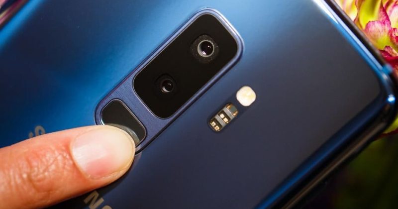 Сканер отпечатка пальца Samsung Galaxy S9 plus