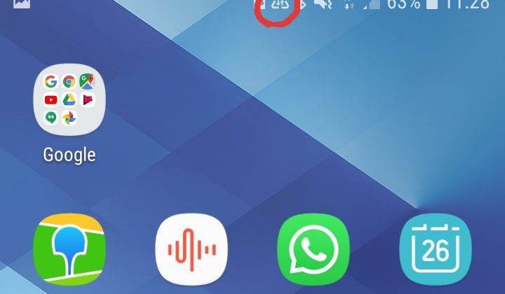Значок треугольника со стрелками на смартфонах «Самсунг»: что он значит и как убрать
